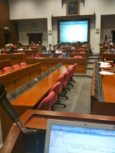 People attending the technical sharing